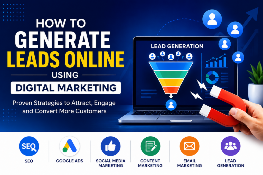 Generate Leads Online Using Digital Marketing